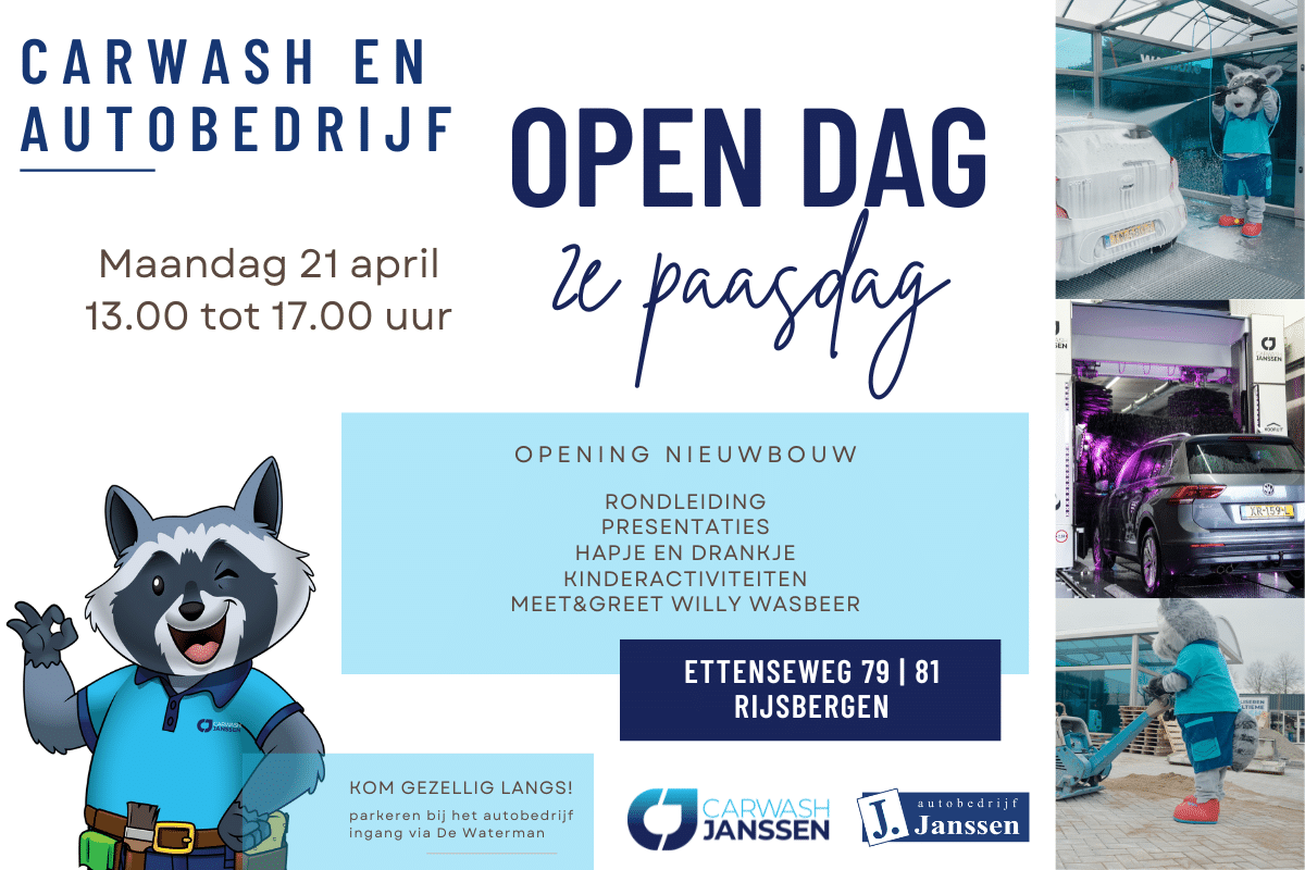 Open dag bij Carwash Janssen.